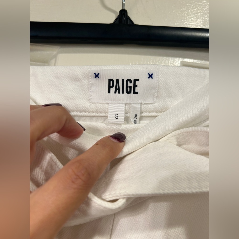 Paige White Skirt With Tie, Size Small - Picture 6 of 9